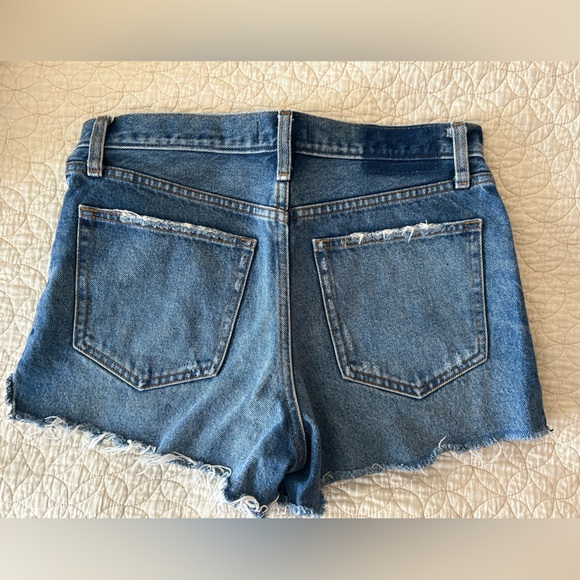 Abercrombie Annie High Rise Short Jean denim size 27 or 4 - Picture 7 of 9